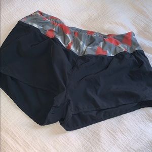 Active shorts with built in underwear